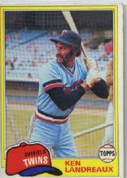 1981 Topps Baseball Cards      219     Ken Landreaux